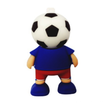 Coupe du monde de football de football forme joueur 4GB USB Flash Drive